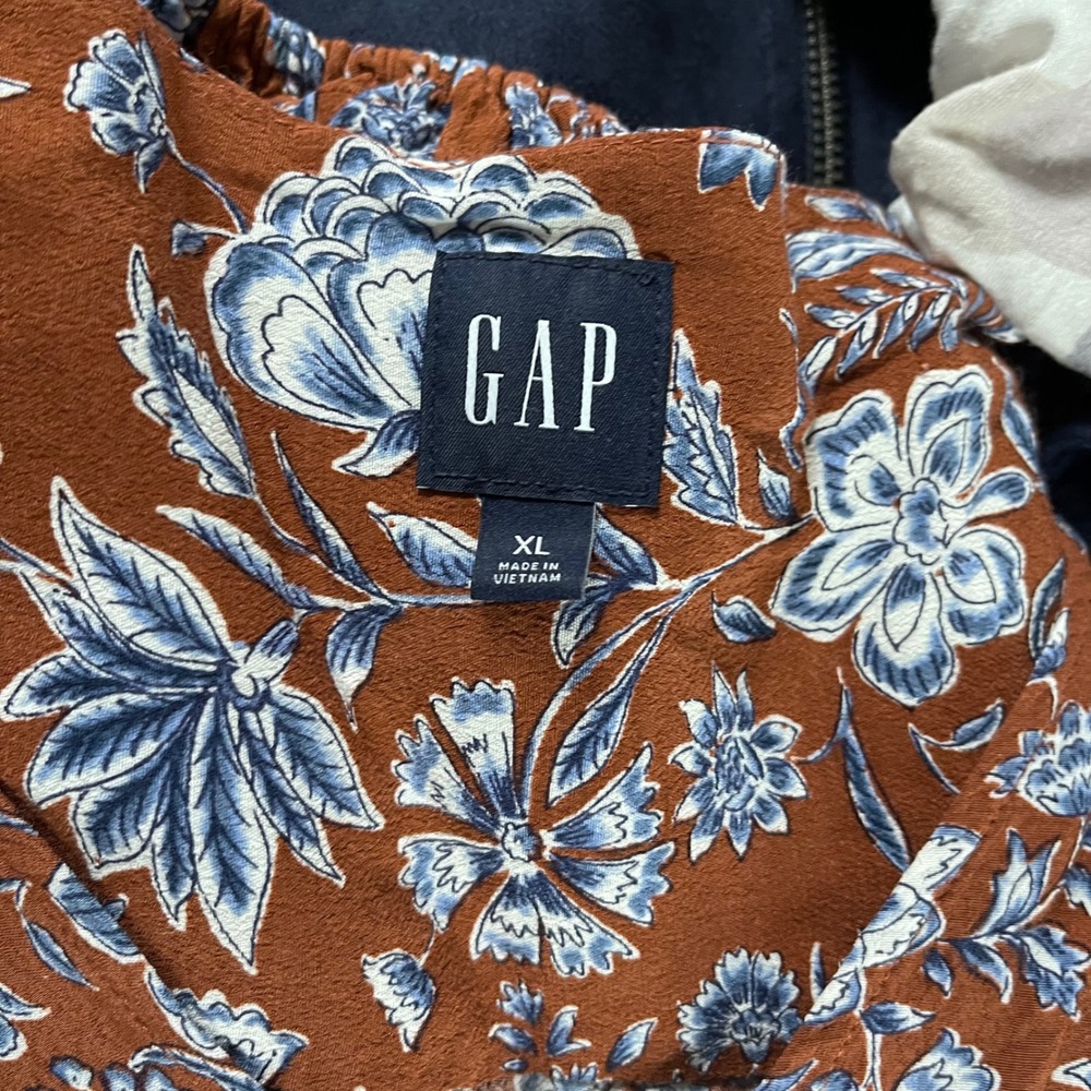Gap Old Navy American Eagle Women XL 14 Clothing Bundle Blue Brown Boho Moto Lot - Picture 3 of 8